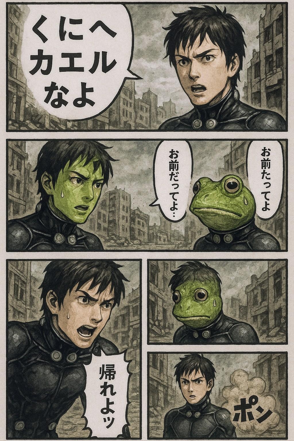 くにへカエルなよ🐸14 GANTZ編