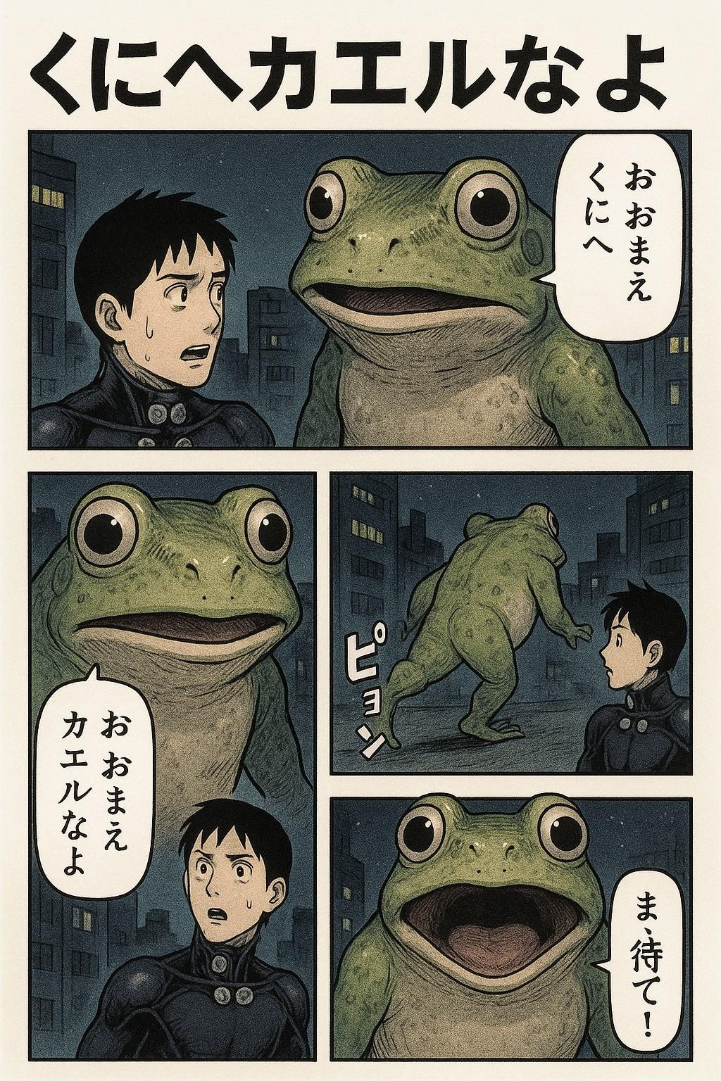 くにへカエルなよ🐸14 GANTZ編