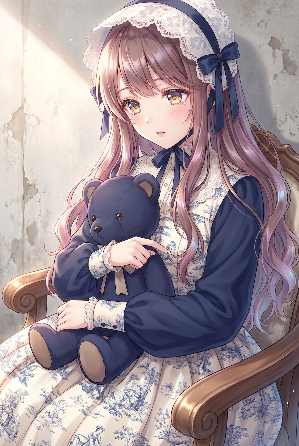 光陰に遊ぶ蒼熊