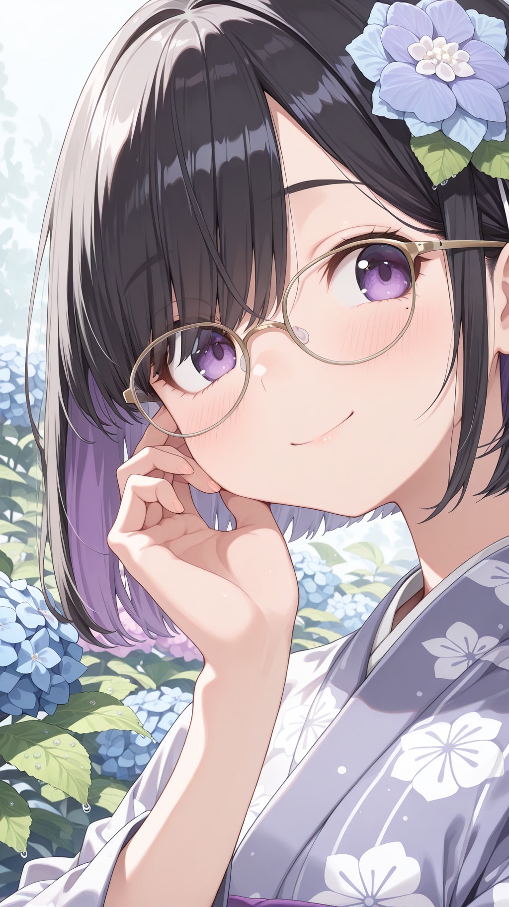 紫の花