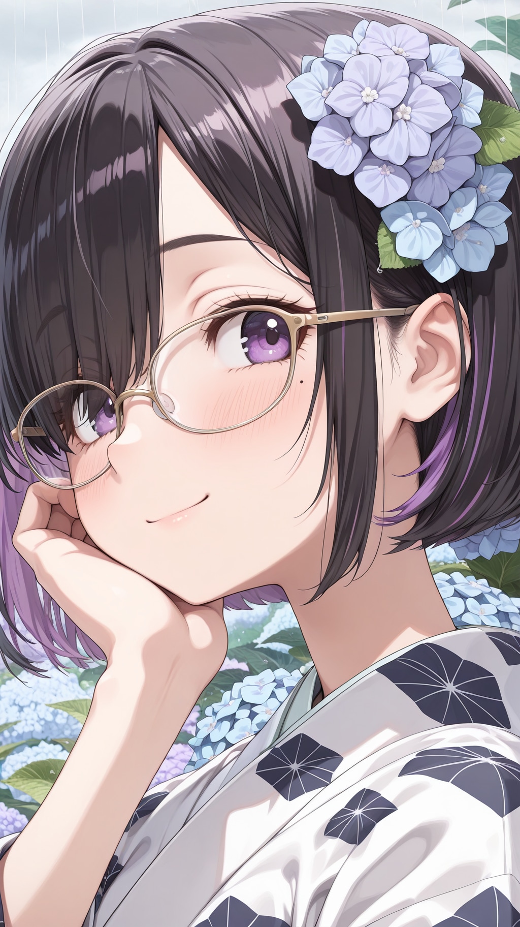 紫の花