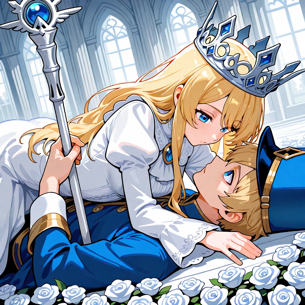 姫と護衛の禁断の恋 | の人気AIイラスト・グラビア