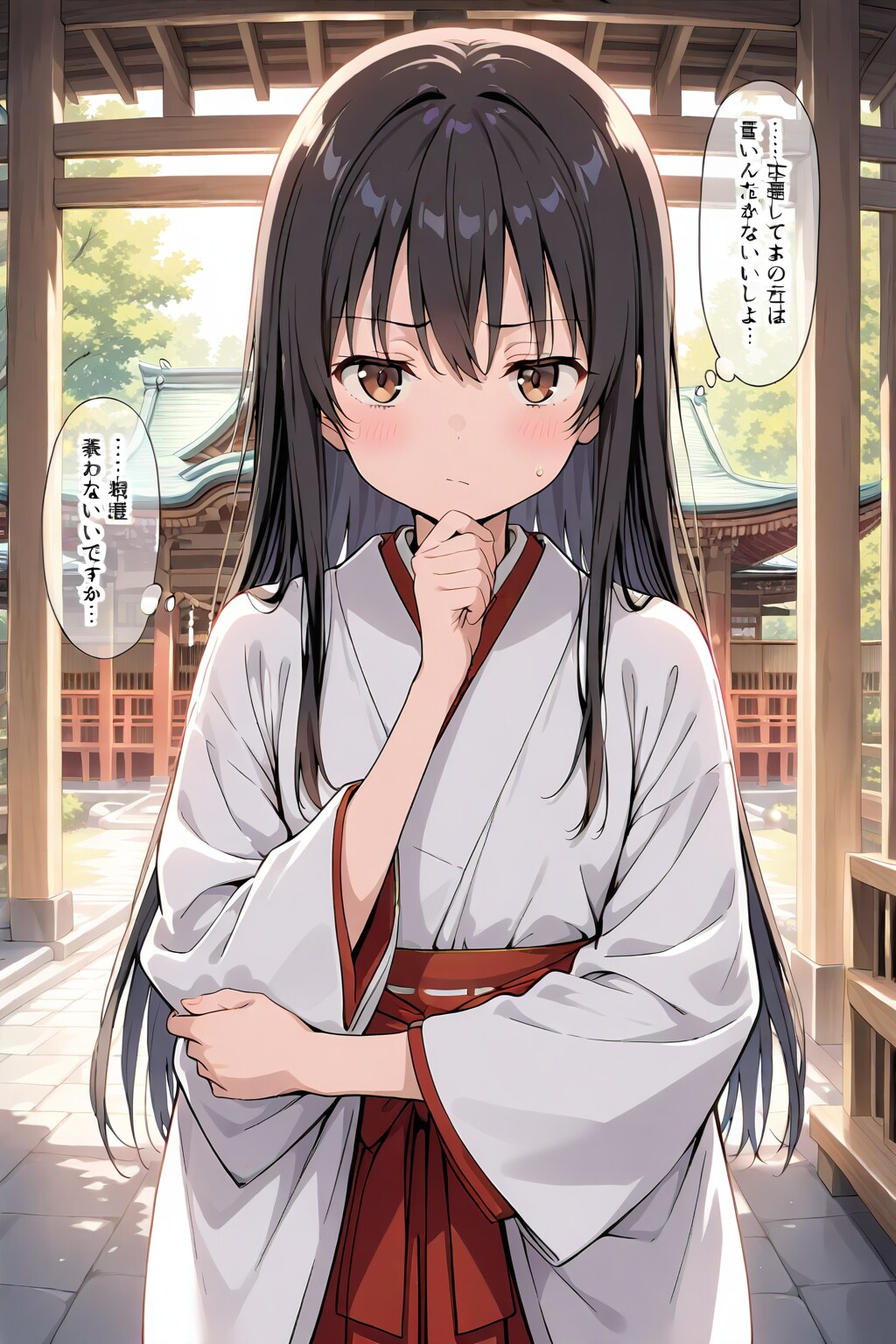 考えるさくらちゃん | の人気AIイラスト・グラビア