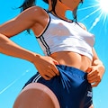 陸上部女子㉑ 3枚目