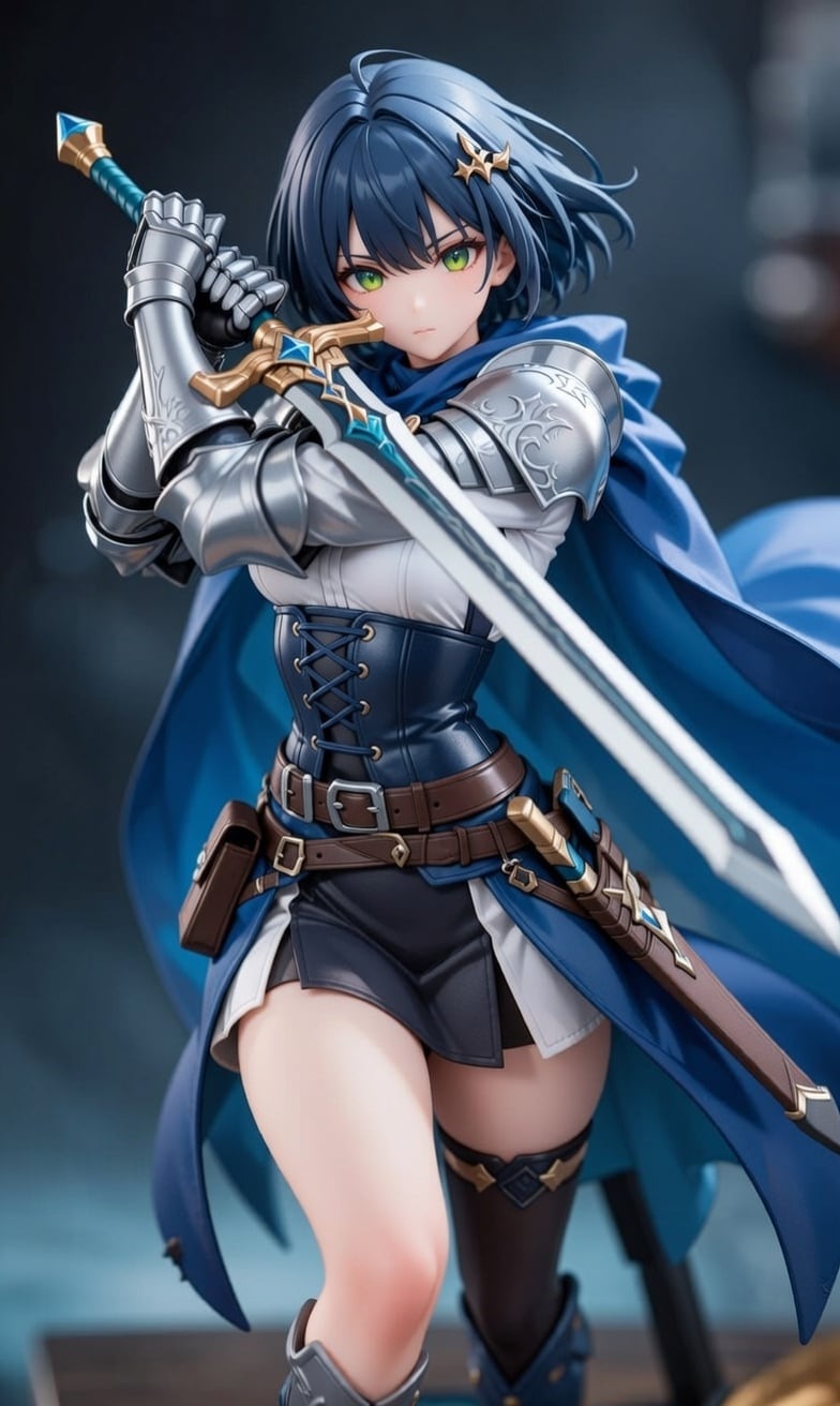 碧き騎士の覚醒エル・アズール | の人気AIイラスト・グラビア