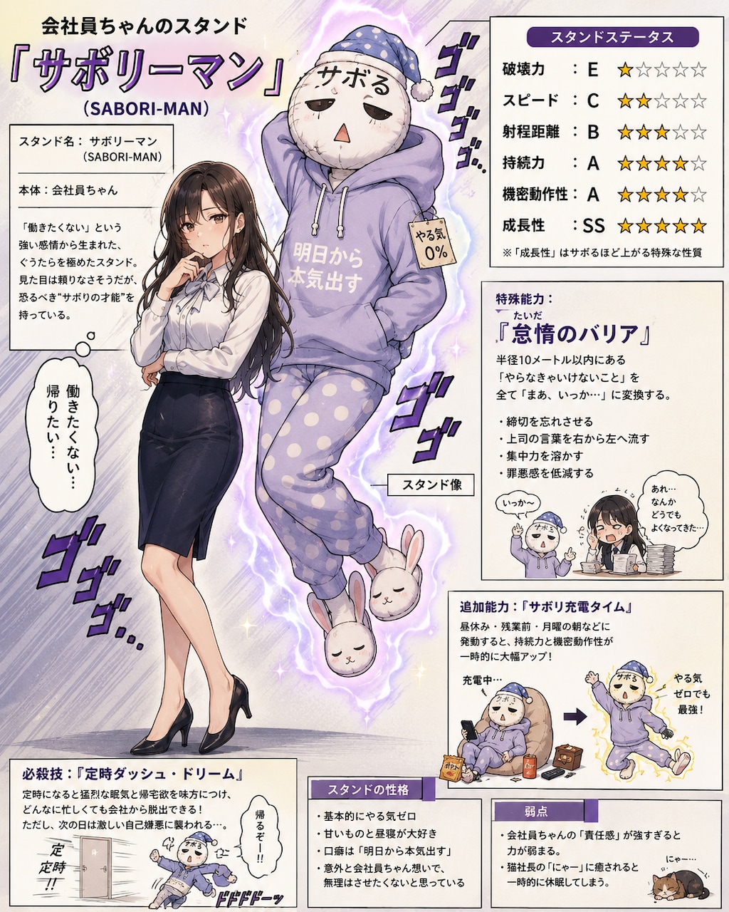 会社員ちゃんの幽波紋