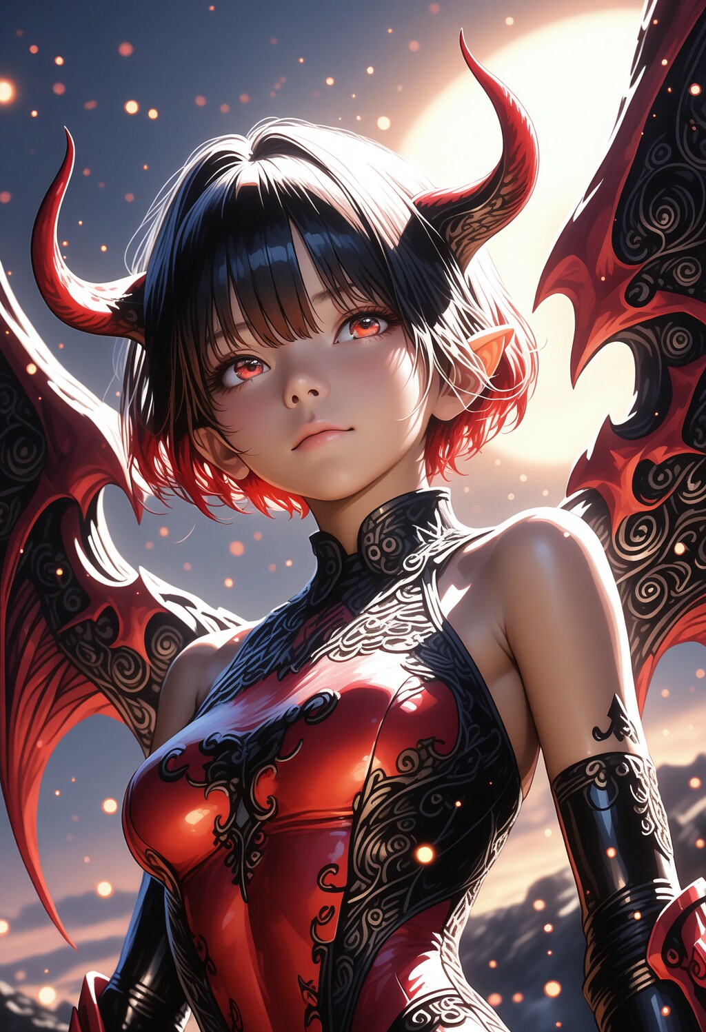 クリムゾンの魔族少女