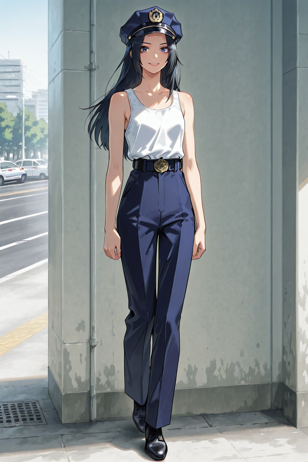 かっこかわいい婦警姫神英梨菜の日本橋パトロール