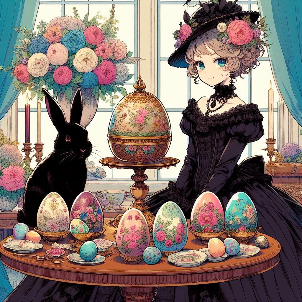 黒兎家のイースターエッグ祭