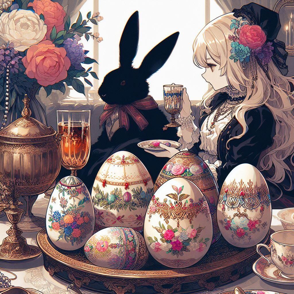 黒兎家のイースターエッグ祭