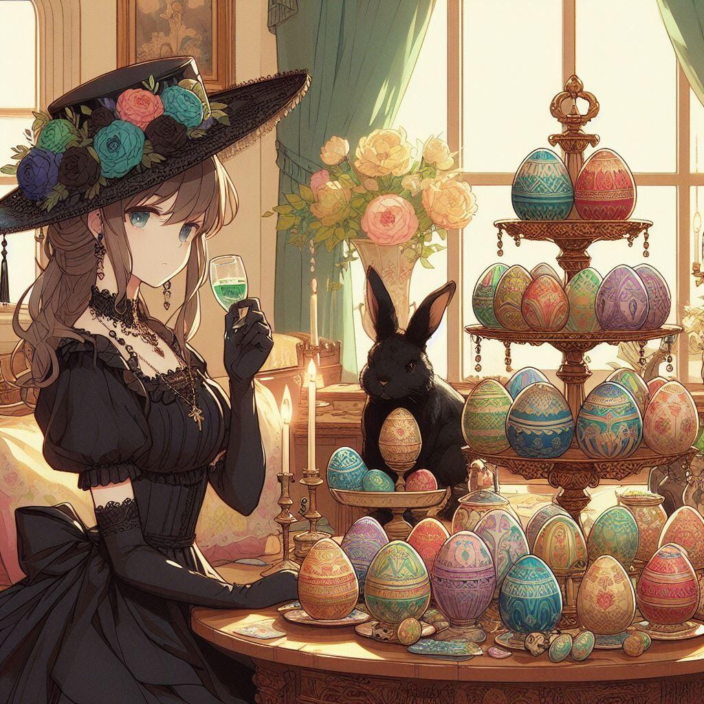 黒兎家のイースターエッグ祭