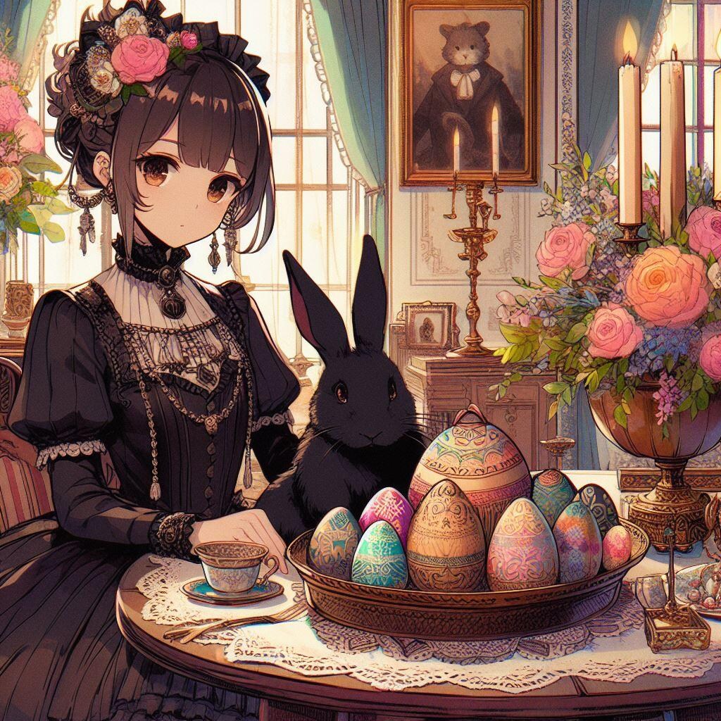 黒兎家のイースターエッグ祭