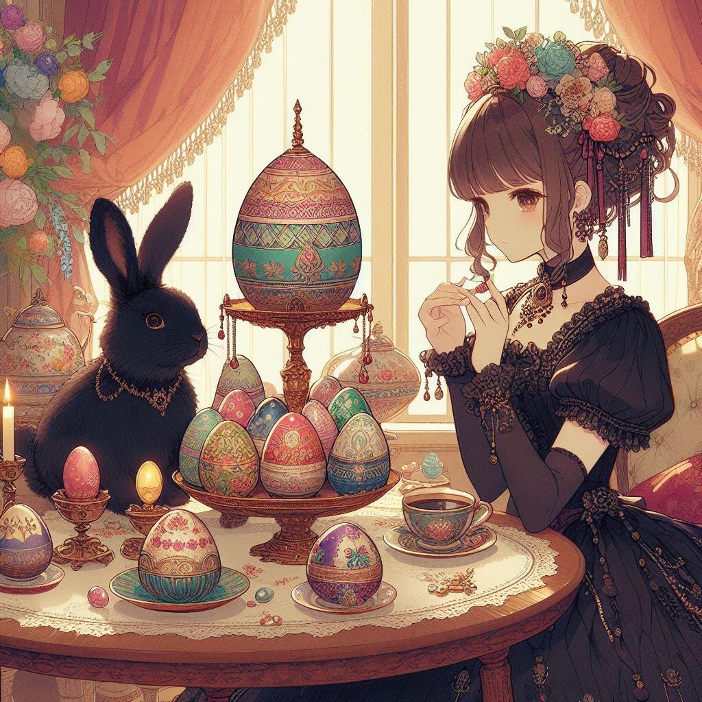黒兎家のイースターエッグ祭