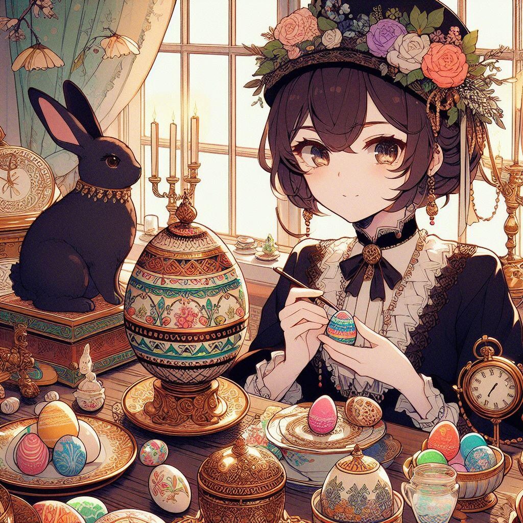 黒兎家のイースターエッグ祭