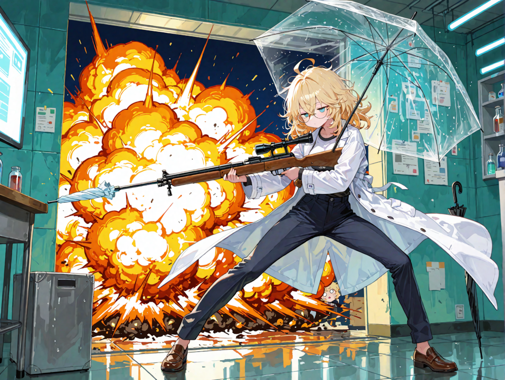 よくわからないビニール傘の使い方