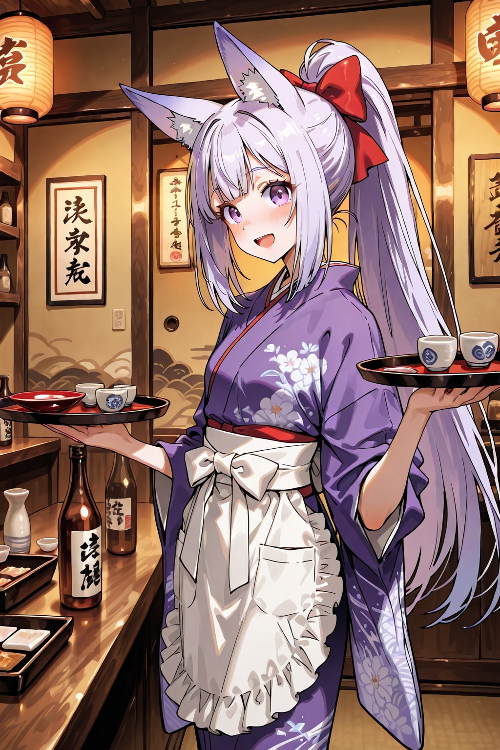 お狐酒場 | の人気AIイラスト・グラビア