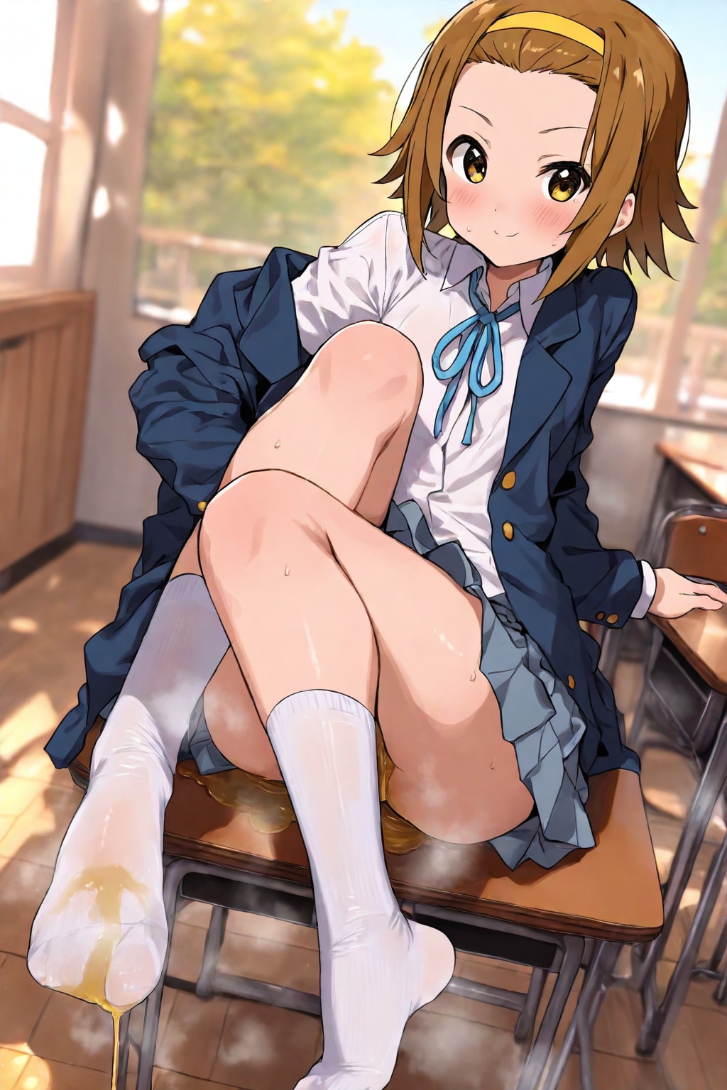 りっちゃん　おしっこ付いてるけどこれでも舐めれるの？