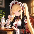 お嬢様のティータイム☕ 2枚目