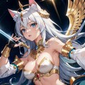 えちち猫耳ビキニアーマー天使ちゃん 3枚目