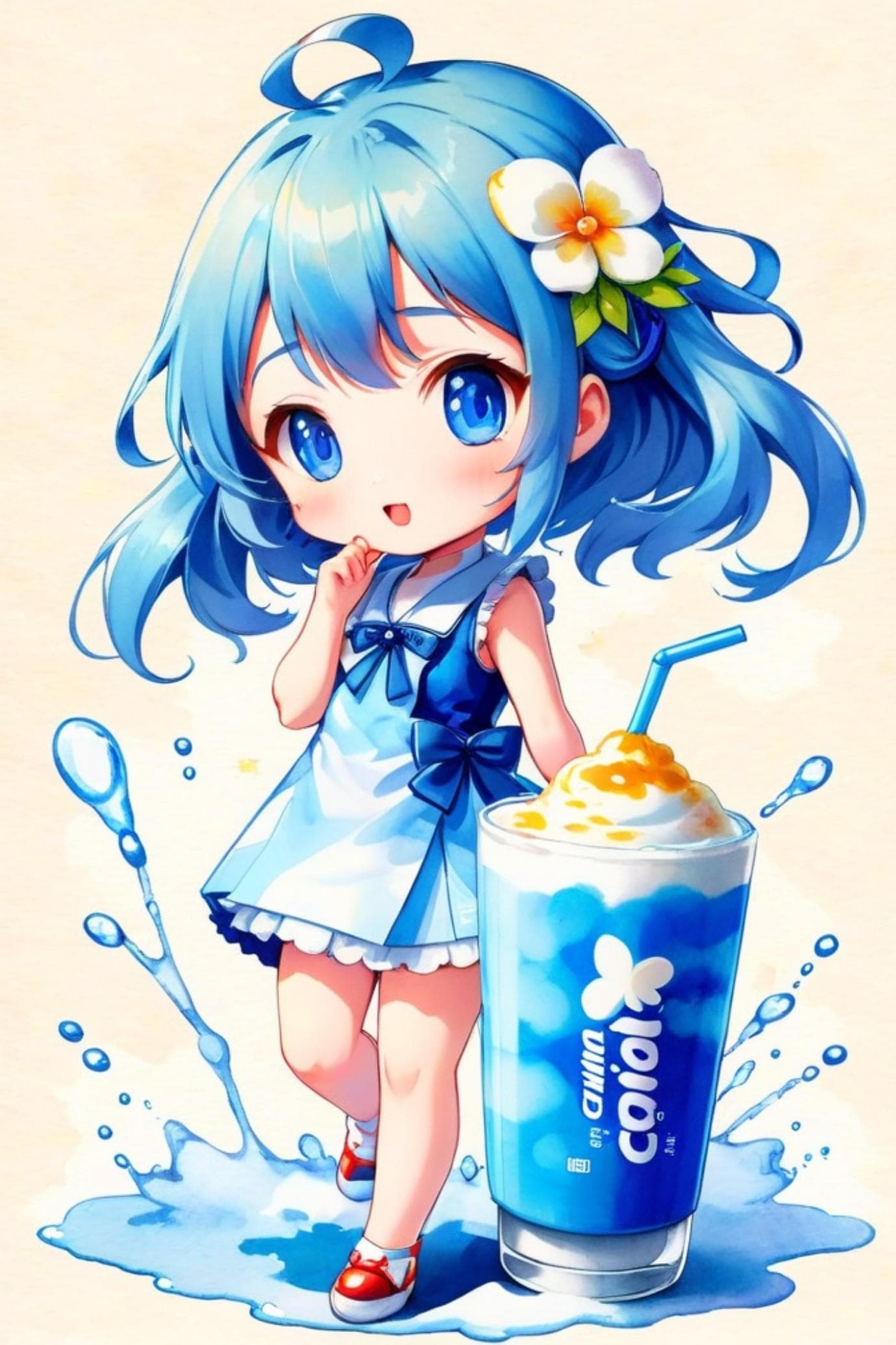 カルピスちゃん | の人気AIイラスト・グラビア