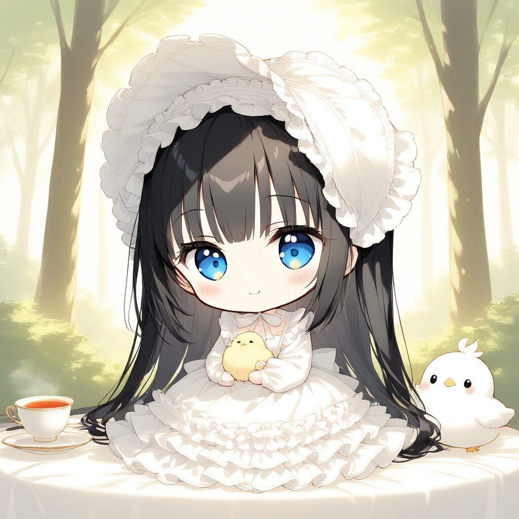 ぴよちゃんとお茶の時間