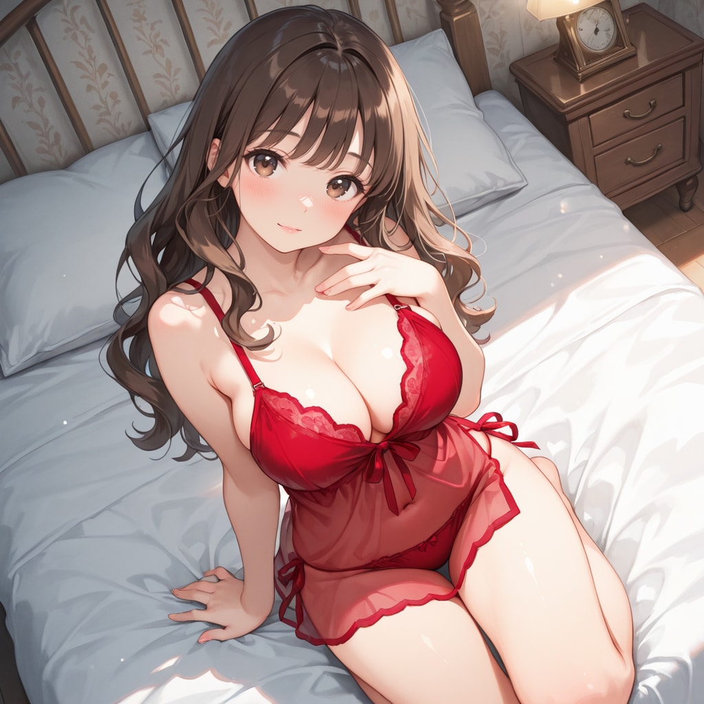 澪ちゃん、赤い下着