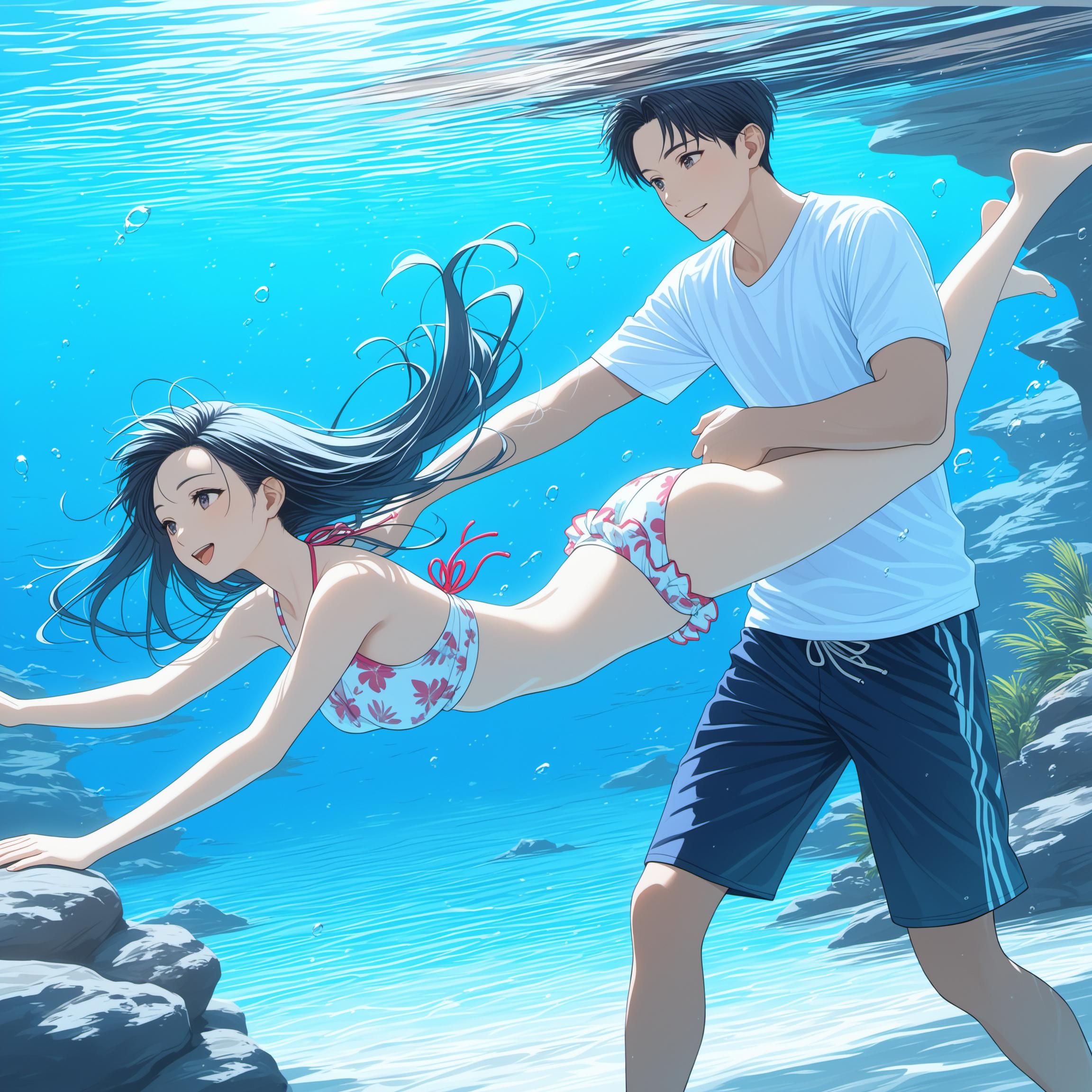 水中詰め合わせ カップル編