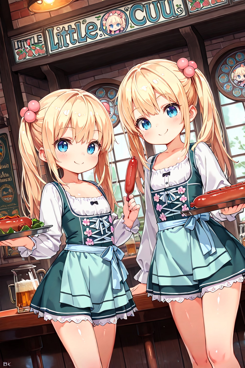 双子と言えばソーセージ