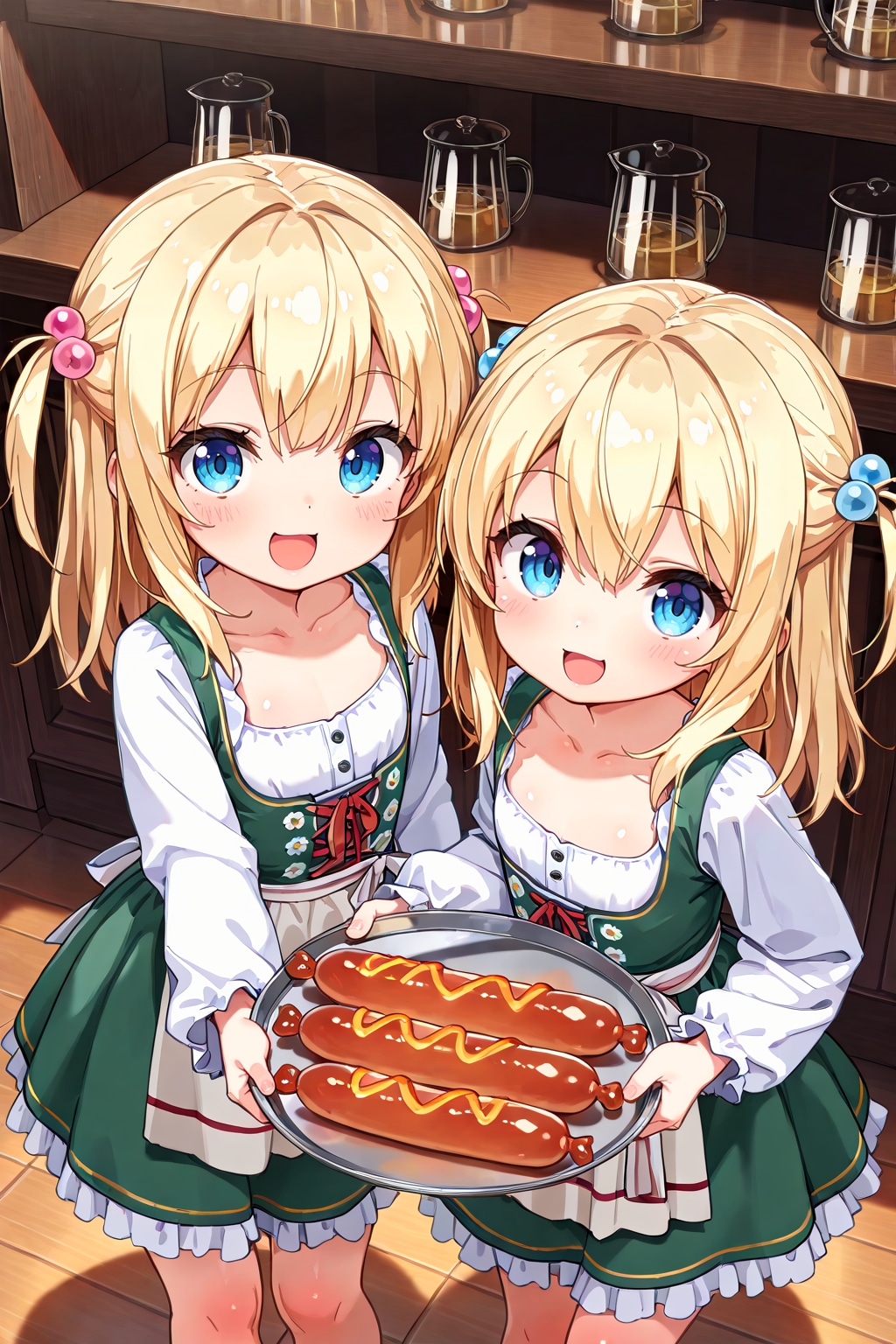 双子と言えばソーセージ