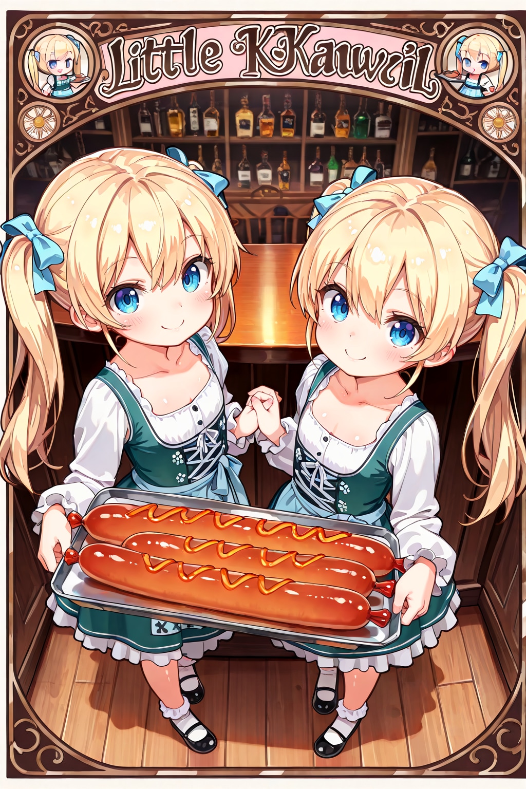 双子と言えばソーセージ