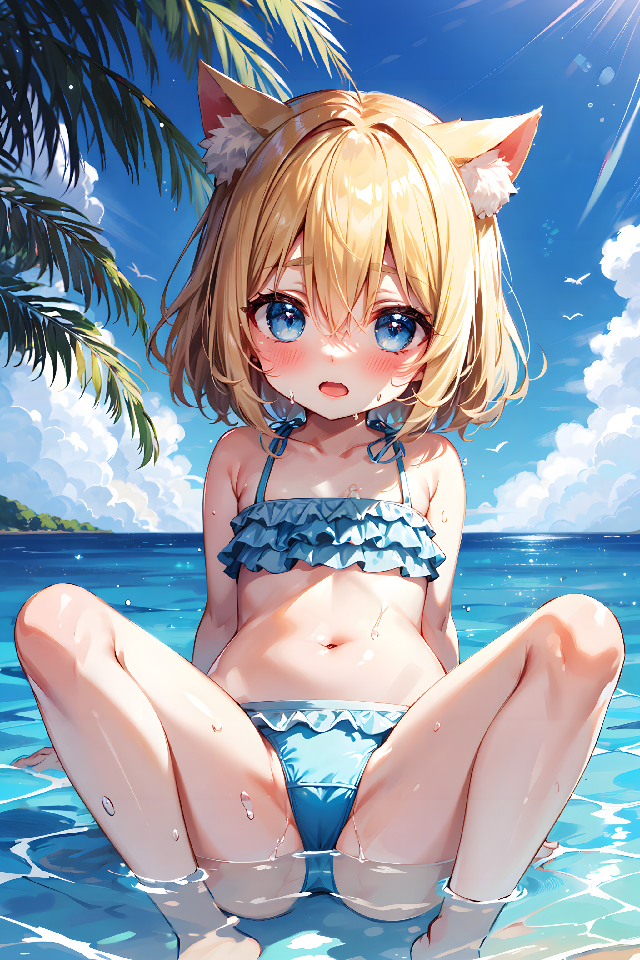 「そんなにみないで・・・」