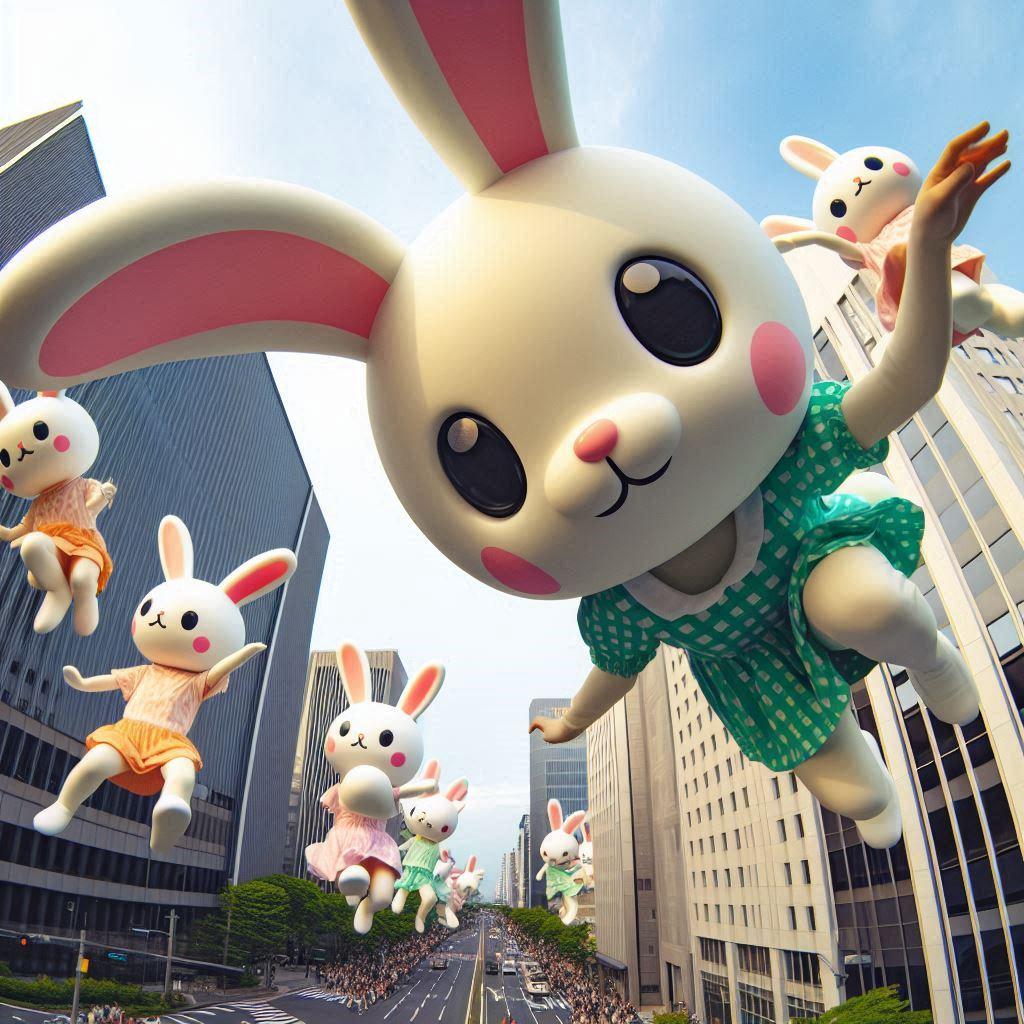 兎少女集団 | の人気AIイラスト・グラビア