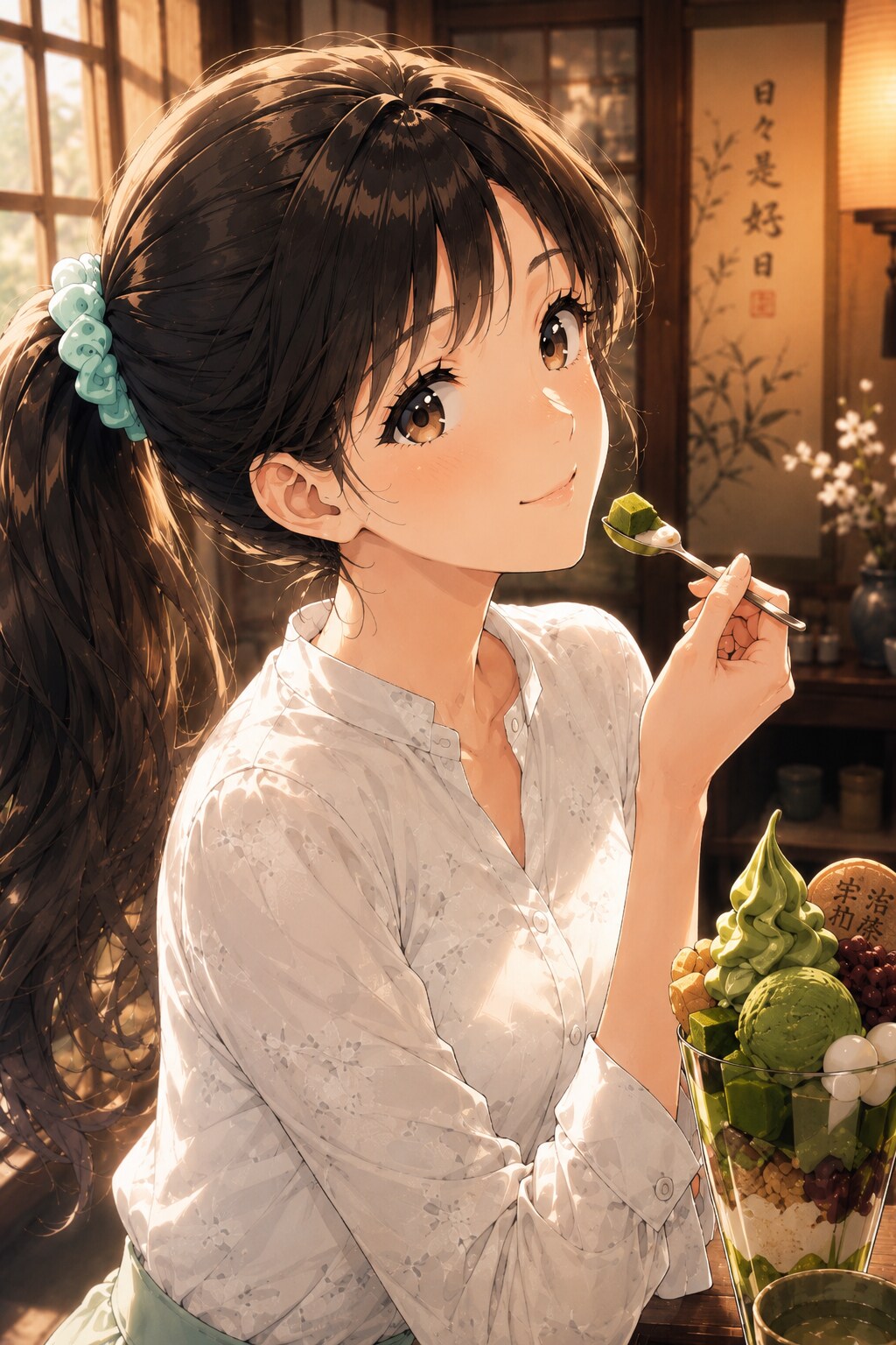 抹茶パフェ