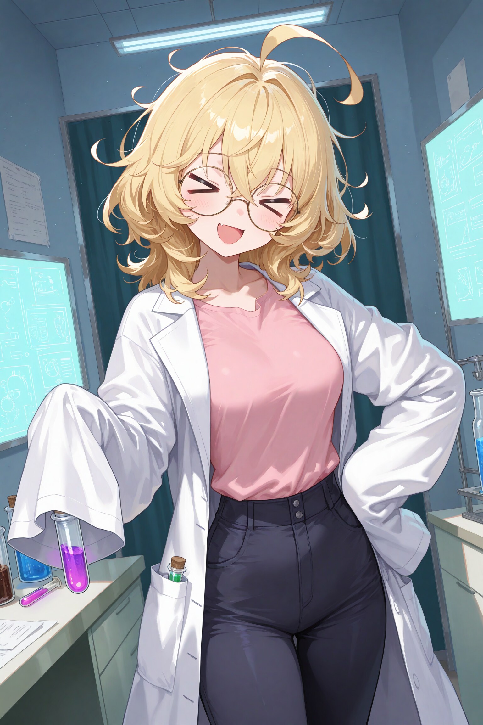 ぶかぶか白衣
