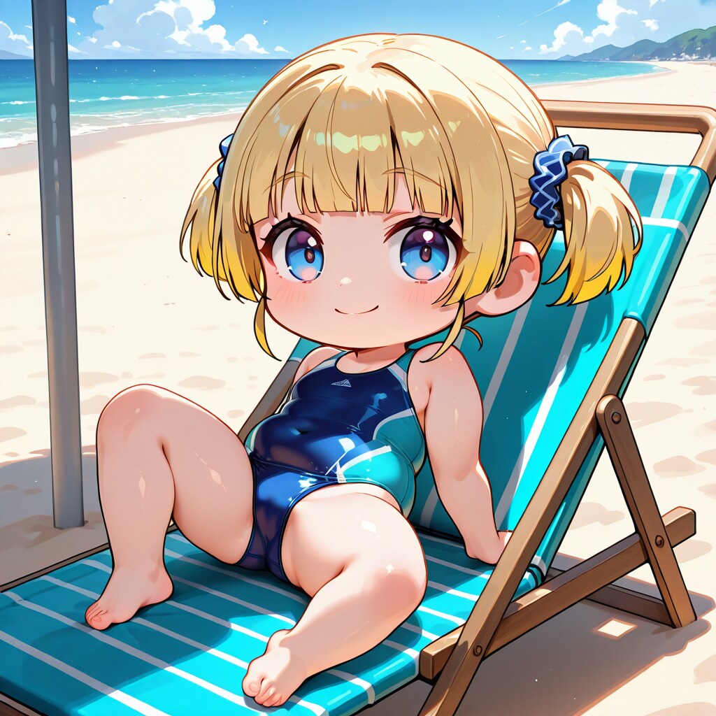春でも海水浴だよ