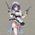色々な服の少女と銃 4枚目