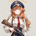 色々な服の少女と銃 5枚目