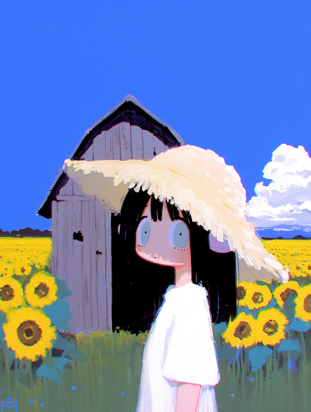 不穏なひまわり