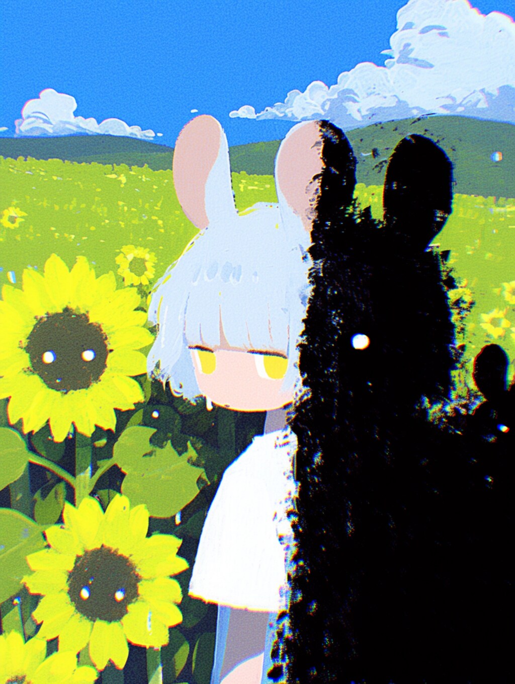 不穏なひまわり