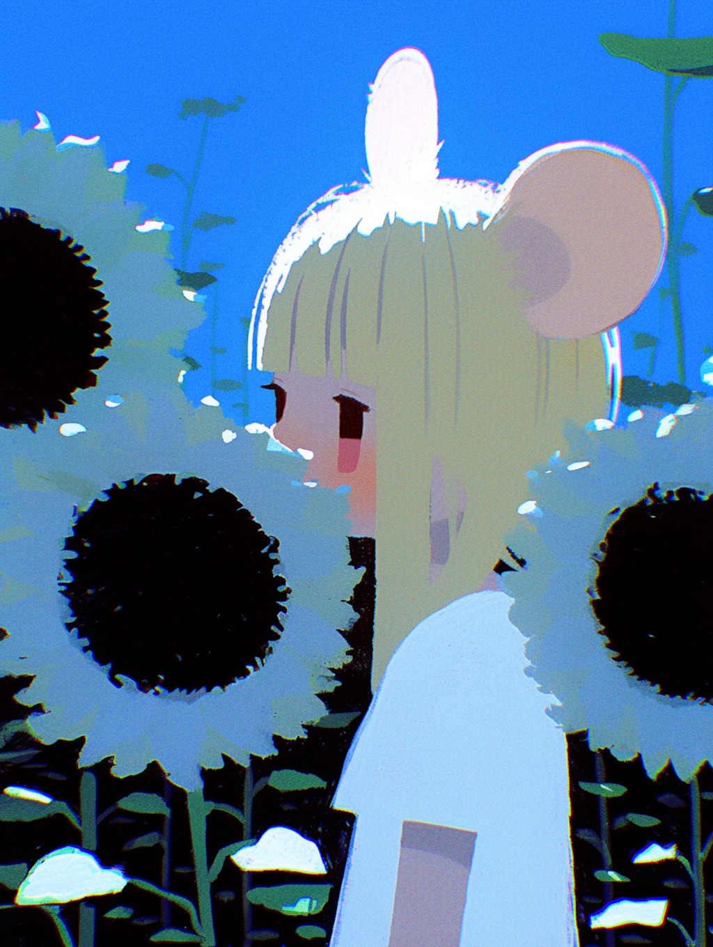 不穏なひまわり