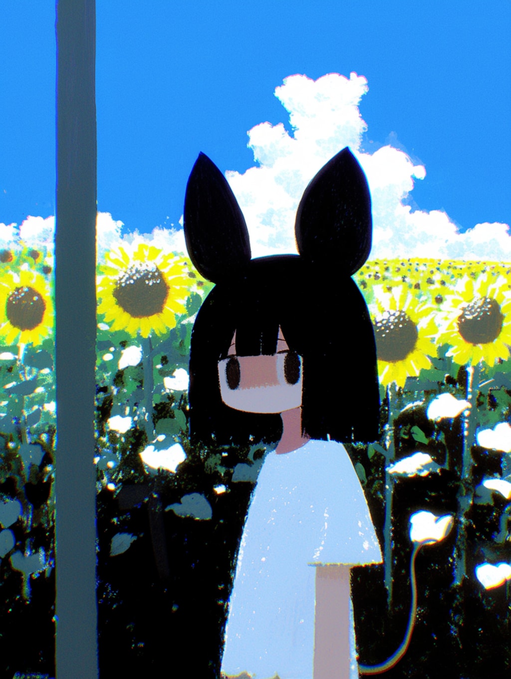 不穏なひまわり