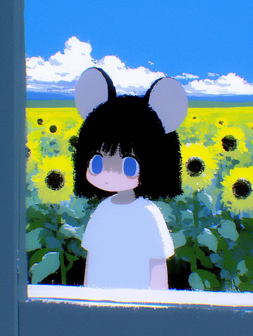 不穏なひまわり