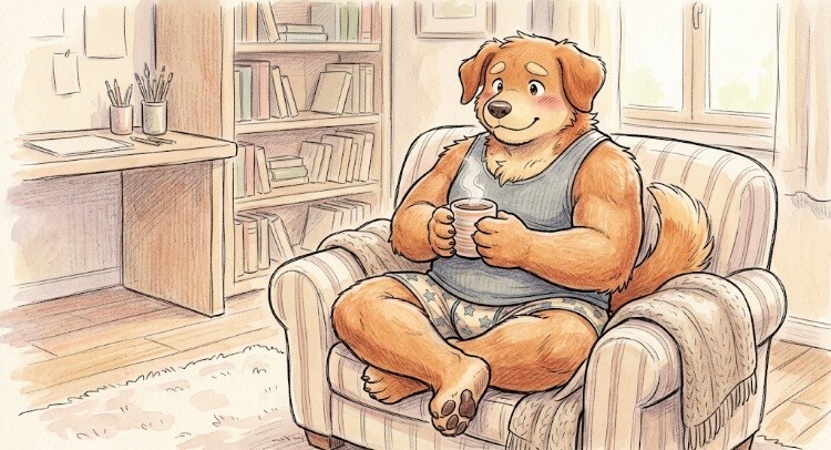 犬くんの部屋着