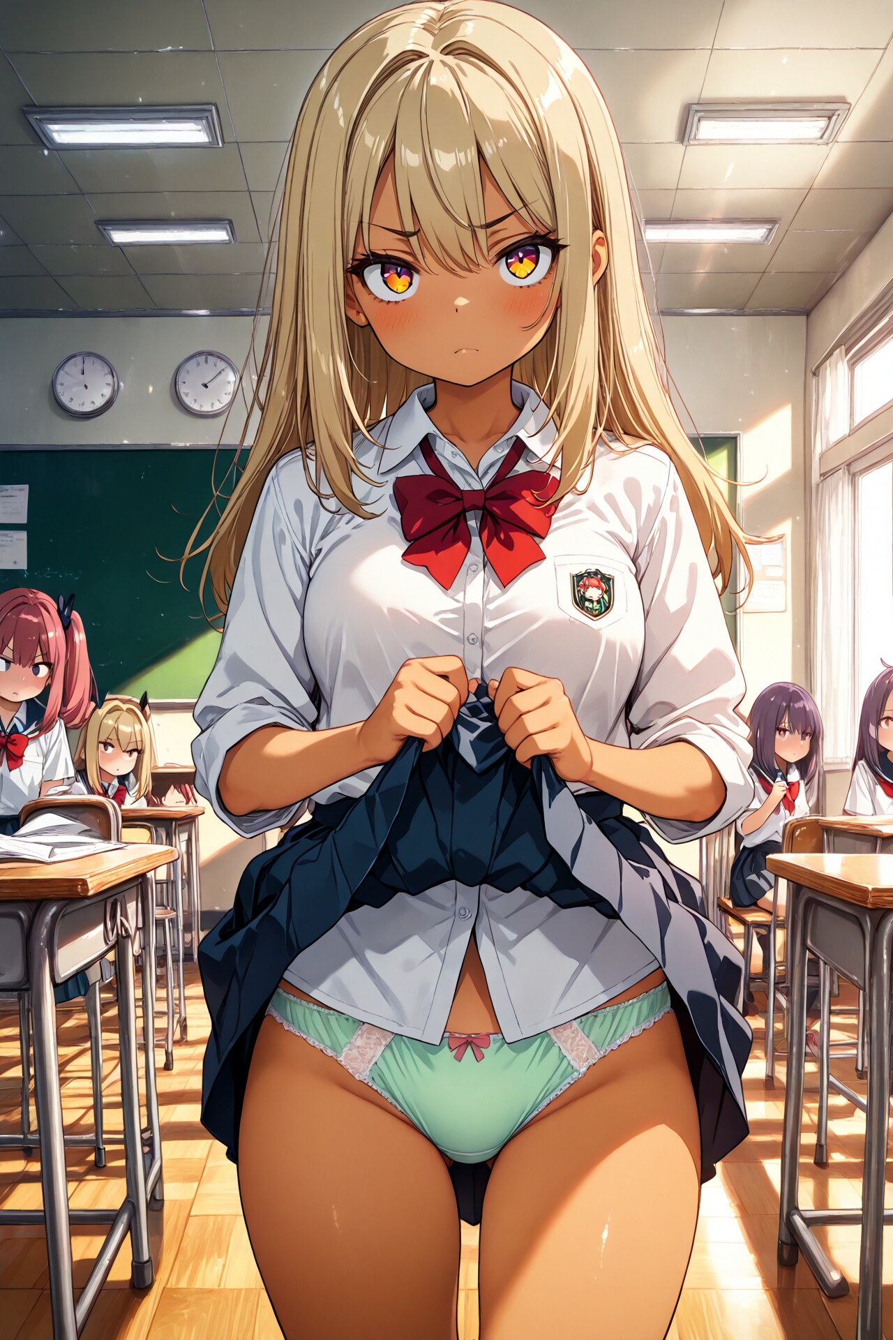 ギャル子さんが罰ゲームでパンツ見せる会(2)