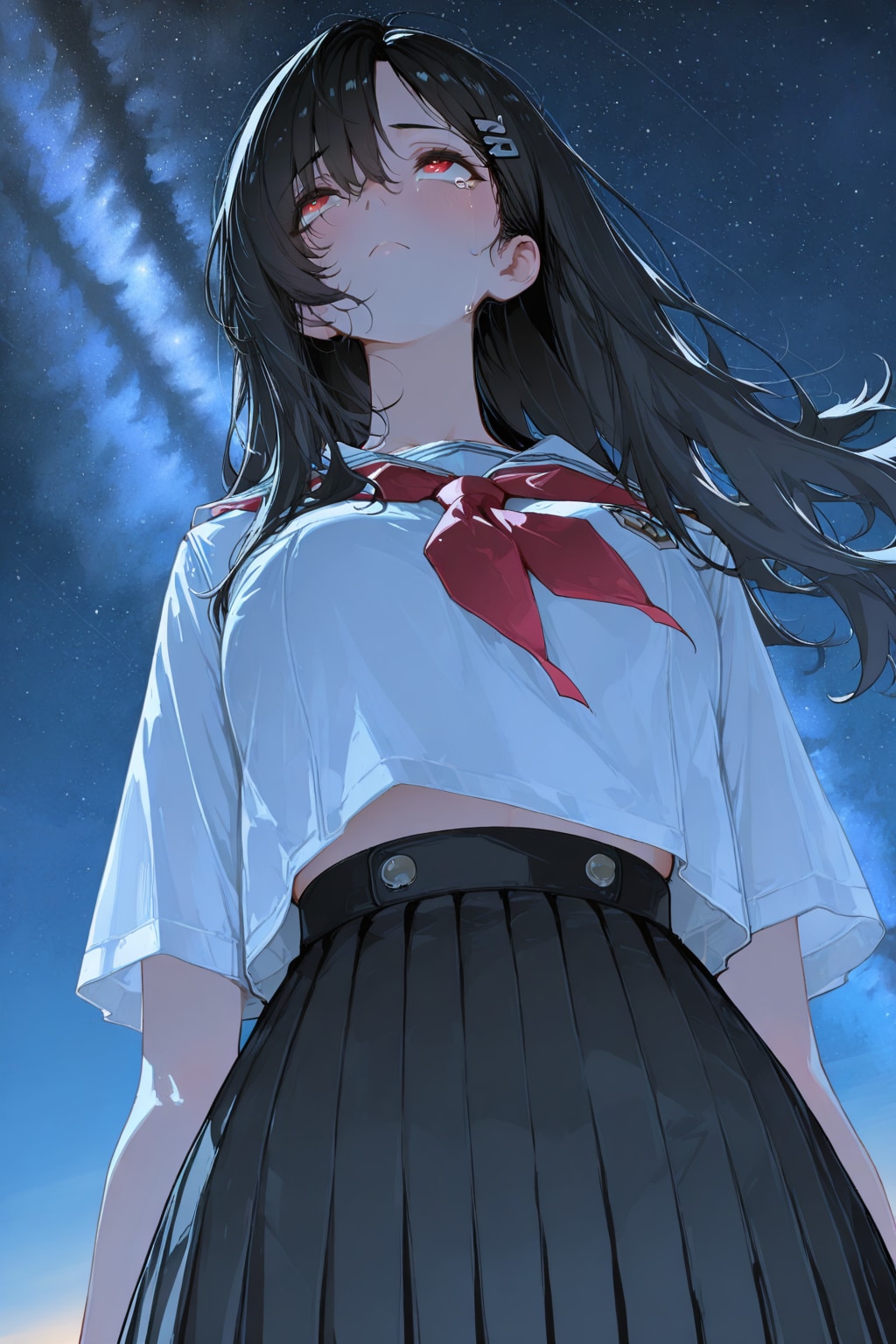 リゾート地の星空