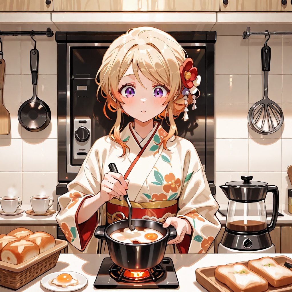 洋食の朝