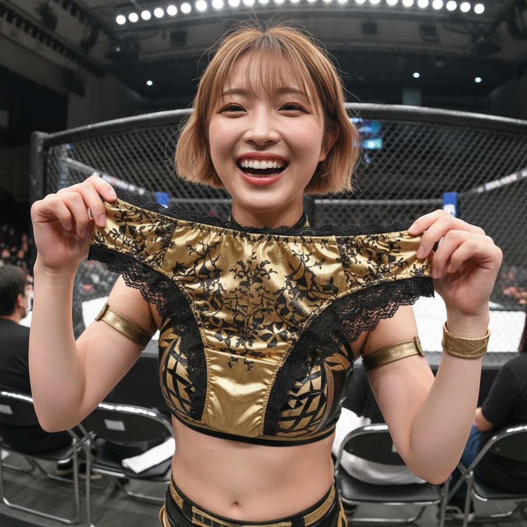 NAOKOの試合前のファンサービス
