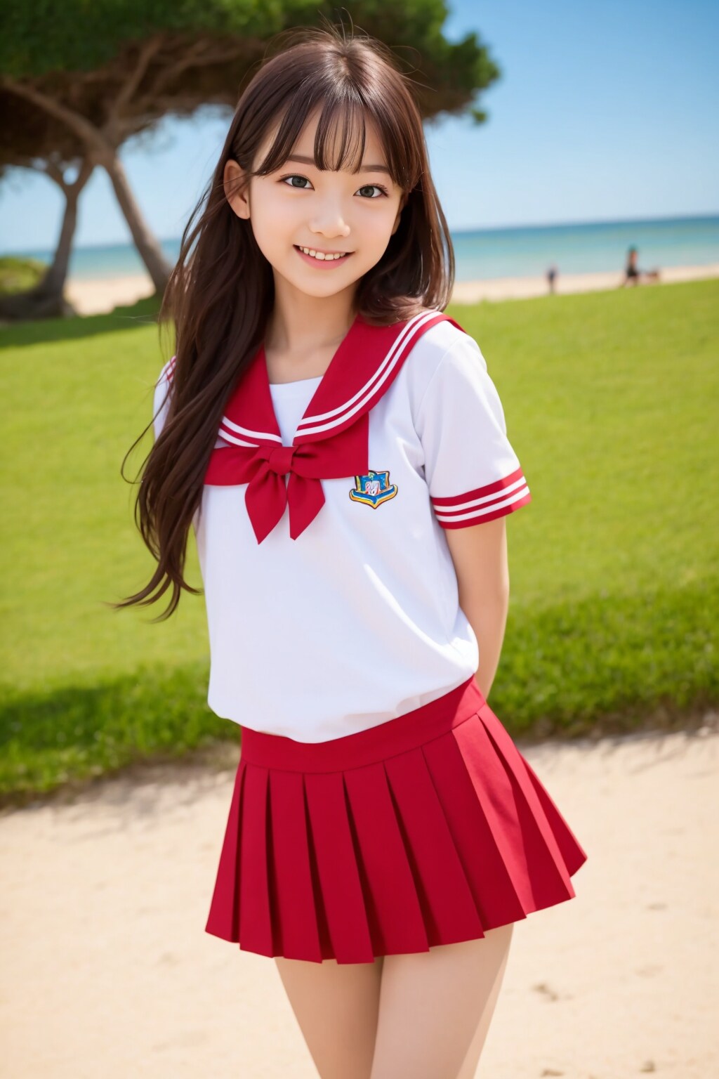 浜辺の君１１ | の人気AIイラスト・グラビア