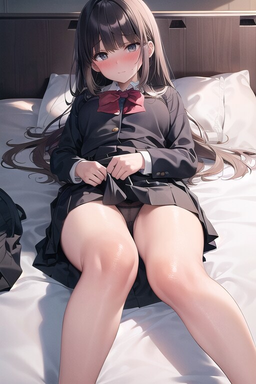ベッド寝