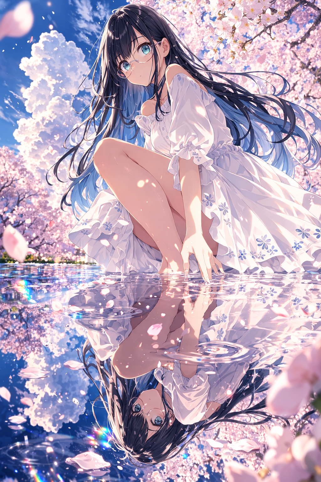 春光のリフレクション | の人気AIイラスト・グラビア